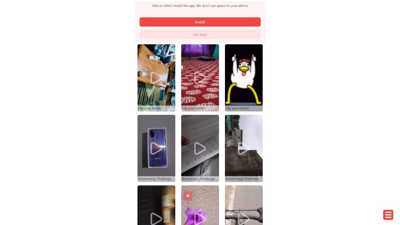 Large screenshot of landing page