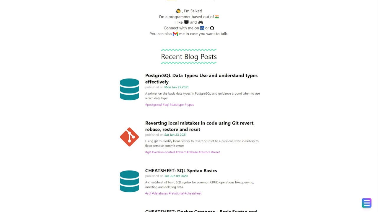 Large screenshot of landing page